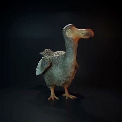 Dodo Bird and Its Curious Companions - A Surreal Journey Through Line and Color!